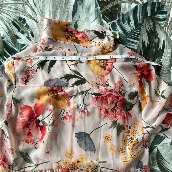 NWT Long Sleeve Tiered Zara Floral Dress - Picture 13 of 14